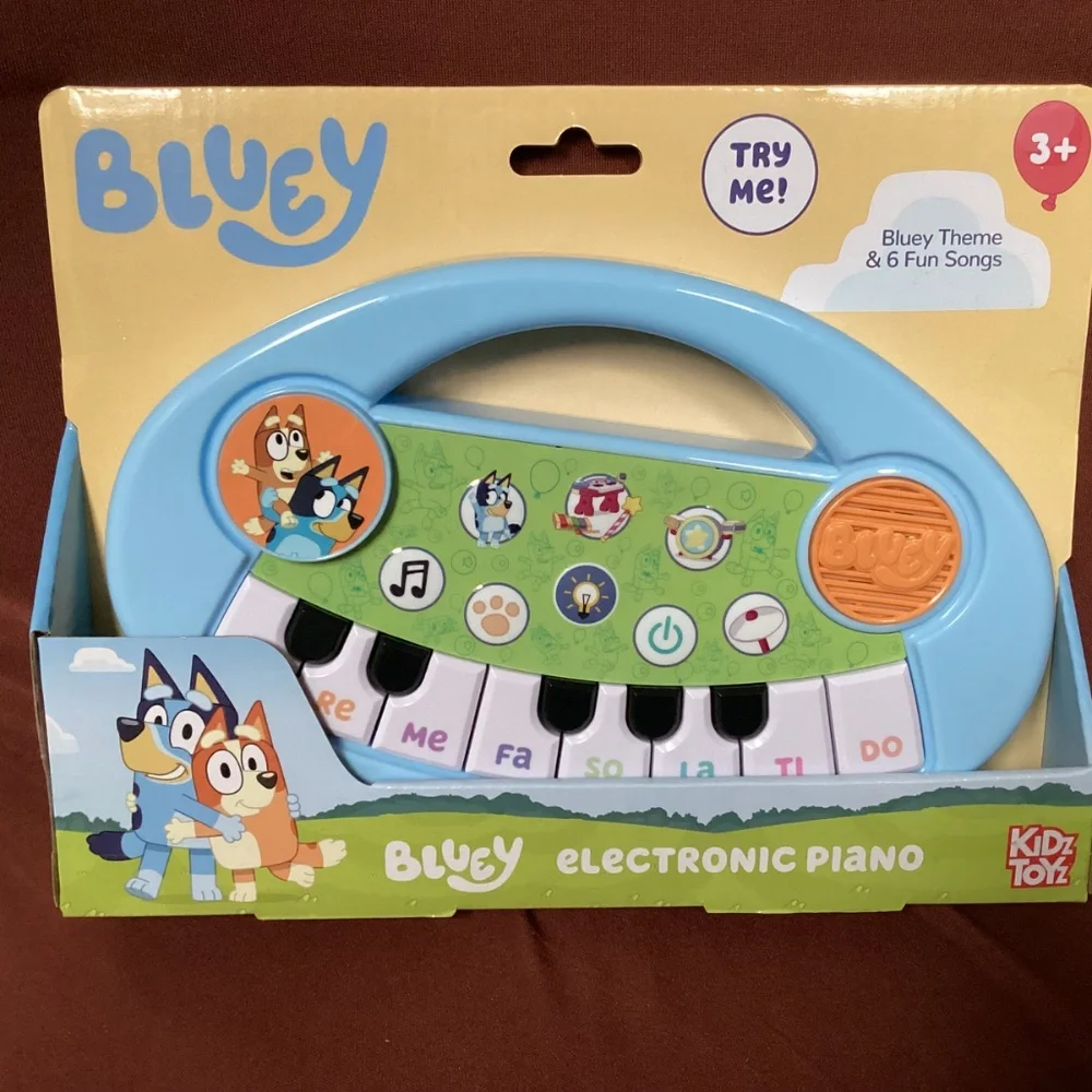 Bluey Electronic Piano 3+ New
